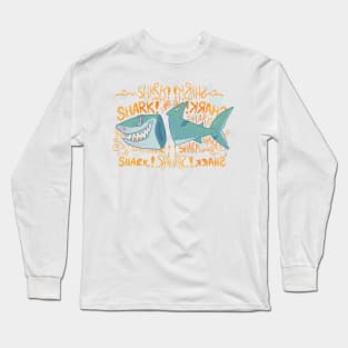 Z0mbie Shark Long Sleeve T-Shirt